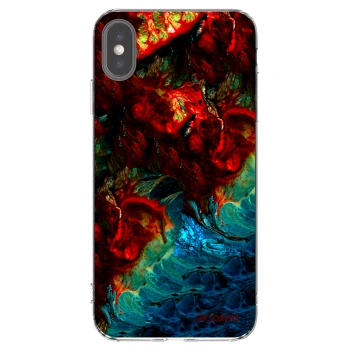 Picasee átlátszó szilikon tok az alábbi mobiltelefonokra Apple iPhone XS Max - Universe
