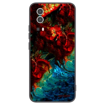 Picasee fekete szilikon tok az alábbi mobiltelefonokra Vivo Y72 5G - Universe