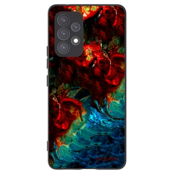 Picasee fekete szilikon tok az alábbi mobiltelefonokra Samsung Galaxy A53 5G A536 - Universe