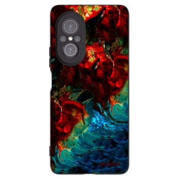 Picasee fekete szilikon tok az alábbi mobiltelefonokra Huawei Nova 9 SE - Universe