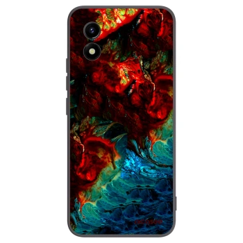 Picasee fekete szilikon tok az alábbi mobiltelefonokra Vivo Y01 - Universe
