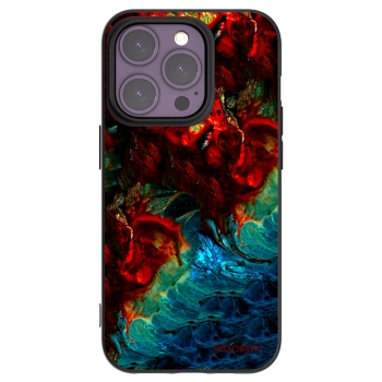 Picasee fekete szilikon tok az alábbi mobiltelefonokra Apple iPhone 14 Pro - Universe