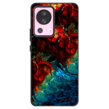 Picasee fekete szilikon tok az alábbi mobiltelefonokra Xiaomi 13 Lite - Universe