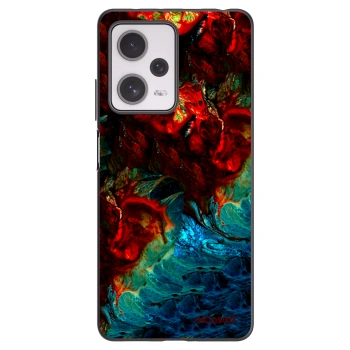 Picasee fekete szilikon tok az alábbi mobiltelefonokra Xiaomi Redmi Note 12 Pro+ 5G - Universe
