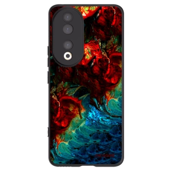 Picasee fekete szilikon tok az alábbi mobiltelefonokra Honor 90 5G - Universe