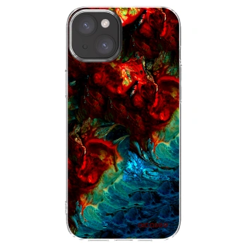 Picasee átlátszó szilikon tok az alábbi mobiltelefonokra Apple iPhone 15 Plus - Universe