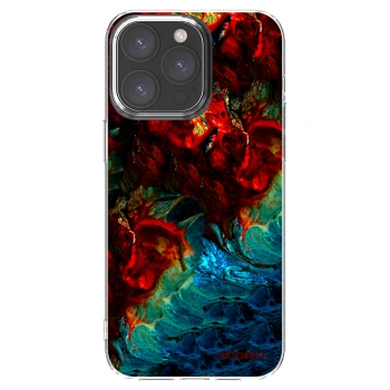 Picasee átlátszó szilikon tok az alábbi mobiltelefonokra Apple iPhone 15 Pro Max - Universe