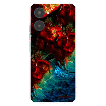 Picasee átlátszó szilikon tok az alábbi mobiltelefonokra Realme 10 4G - Universe