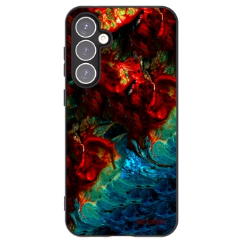 Picasee fekete szilikon tok az alábbi mobiltelefonokra Samsung Galaxy S23 FE S711B - Universe