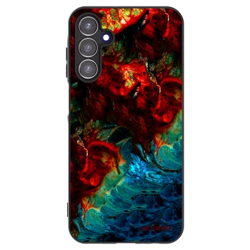 Picasee fekete szilikon tok az alábbi mobiltelefonokra Samsung Galaxy A15 A155F 4G - Universe