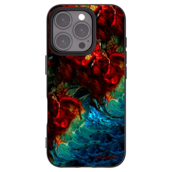 Picasee fekete szilikon tok az alábbi mobiltelefonokra Apple iPhone 16 Pro - Universe