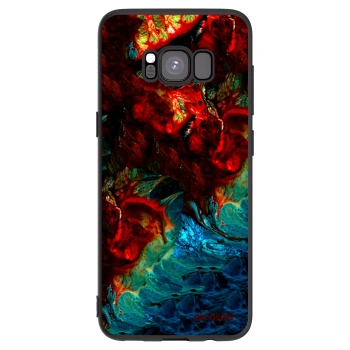 Picasee fekete szilikon tok az alábbi mobiltelefonokra Samsung Galaxy S8 G950F - Universe
