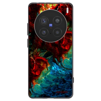 Picasee fekete szilikon tok az alábbi mobiltelefonokra Vivo X200 Pro - Universe