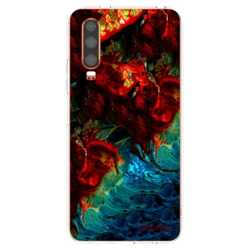 Picasee átlátszó szilikon tok az alábbi mobiltelefonokra Huawei P30 - Universe