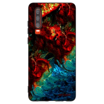 Picasee fekete szilikon tok az alábbi mobiltelefonokra Huawei P30 - Universe