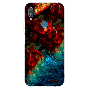 Picasee átlátszó szilikon tok az alábbi mobiltelefonokra Huawei Y6 2019 - Universe