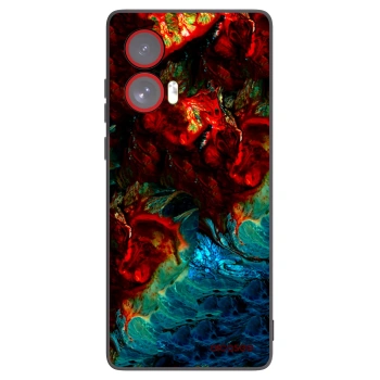 Picasee fekete szilikon tok az alábbi mobiltelefonokra Motorola Edge 50 Fusion - Universe