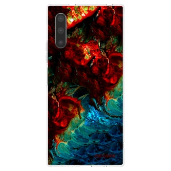 Picasee átlátszó szilikon tok az alábbi mobiltelefonokra Samsung Galaxy Note 10 N970F - Universe