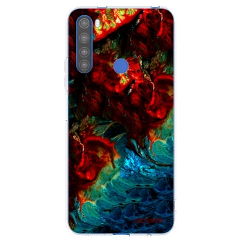 Picasee átlátszó szilikon tok az alábbi mobiltelefonokra Xiaomi Redmi Note 8T - Universe