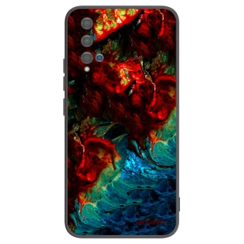 Picasee fekete szilikon tok az alábbi mobiltelefonokra Huawei Nova 5T - Universe