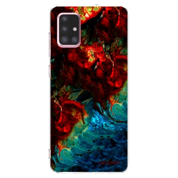 Picasee átlátszó szilikon tok az alábbi mobiltelefonokra Samsung Galaxy A71 A715F - Universe