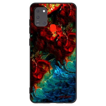 Picasee fekete szilikon tok az alábbi mobiltelefonokra Samsung Galaxy A21s - Universe