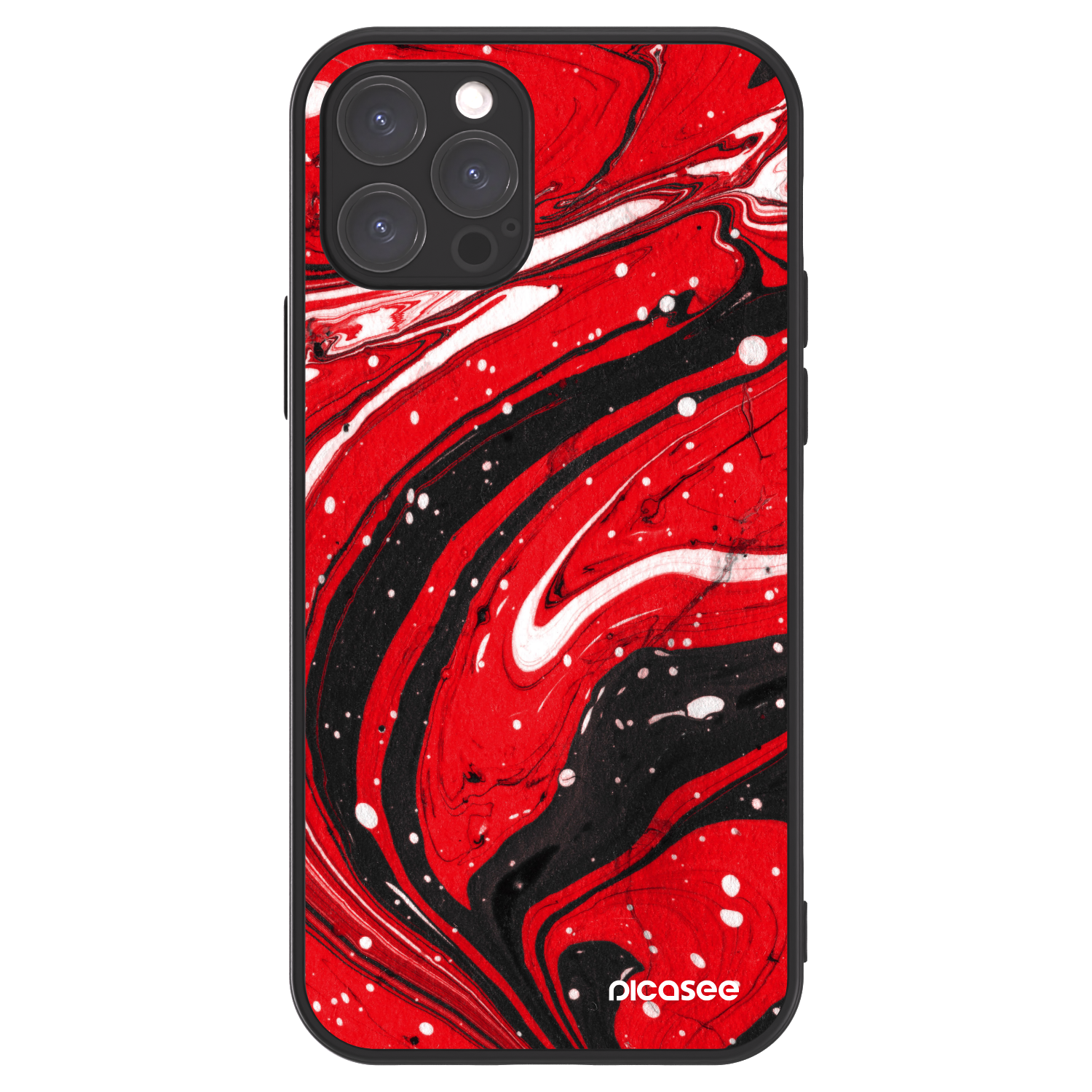 Picasee ULTIMATE CASE Apple iPhone 12 Pro - készülékre - Red black