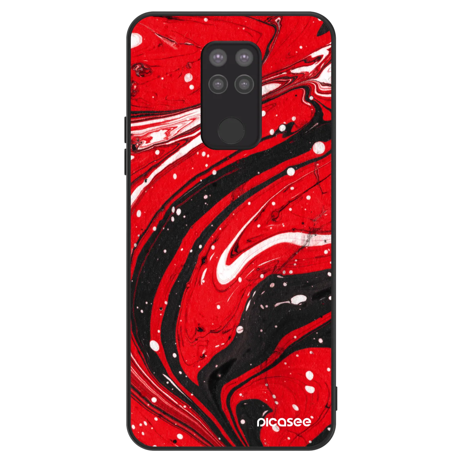 Picasee ULTIMATE CASE Xiaomi Redmi Note 9 - készülékre - Red black