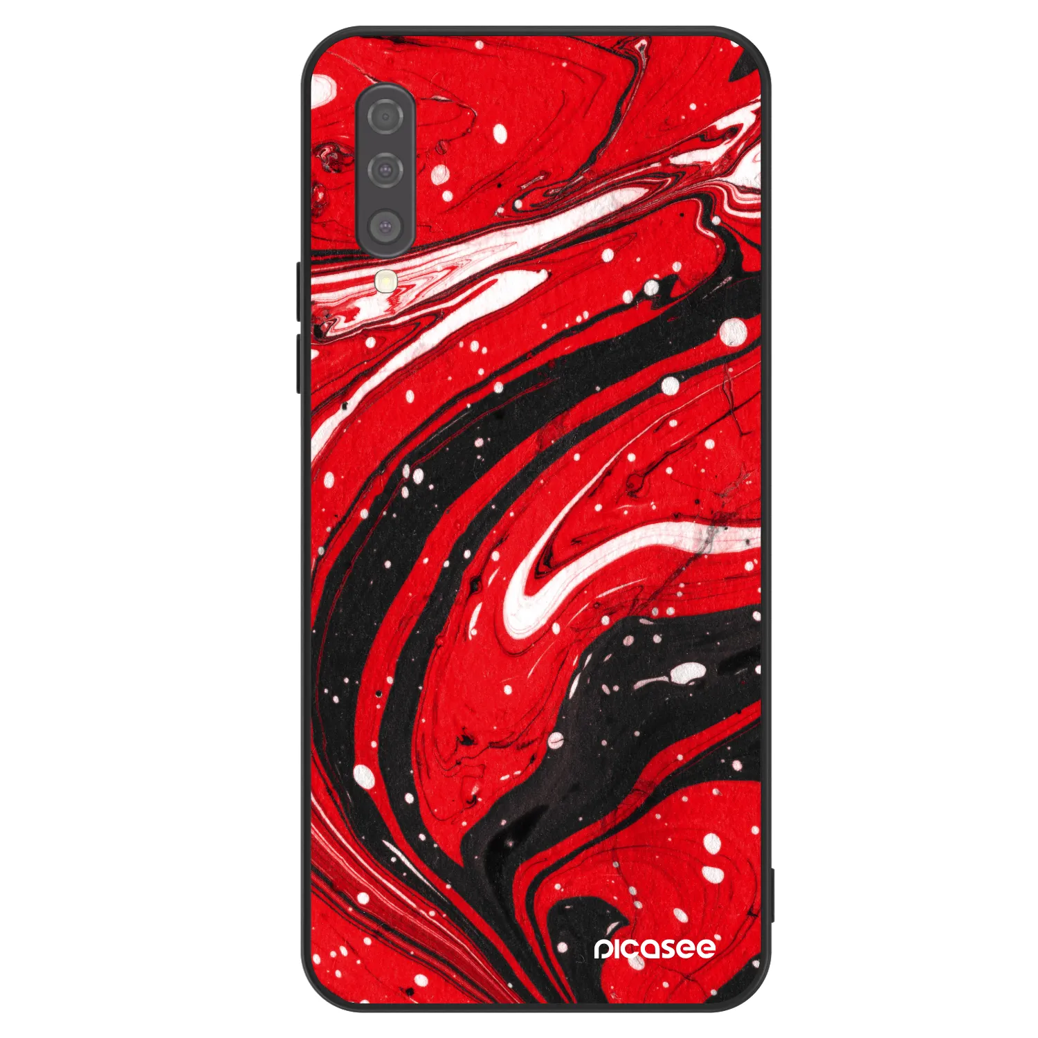 Picasee ULTIMATE CASE Samsung Galaxy A50 A505F - készülékre - Red black