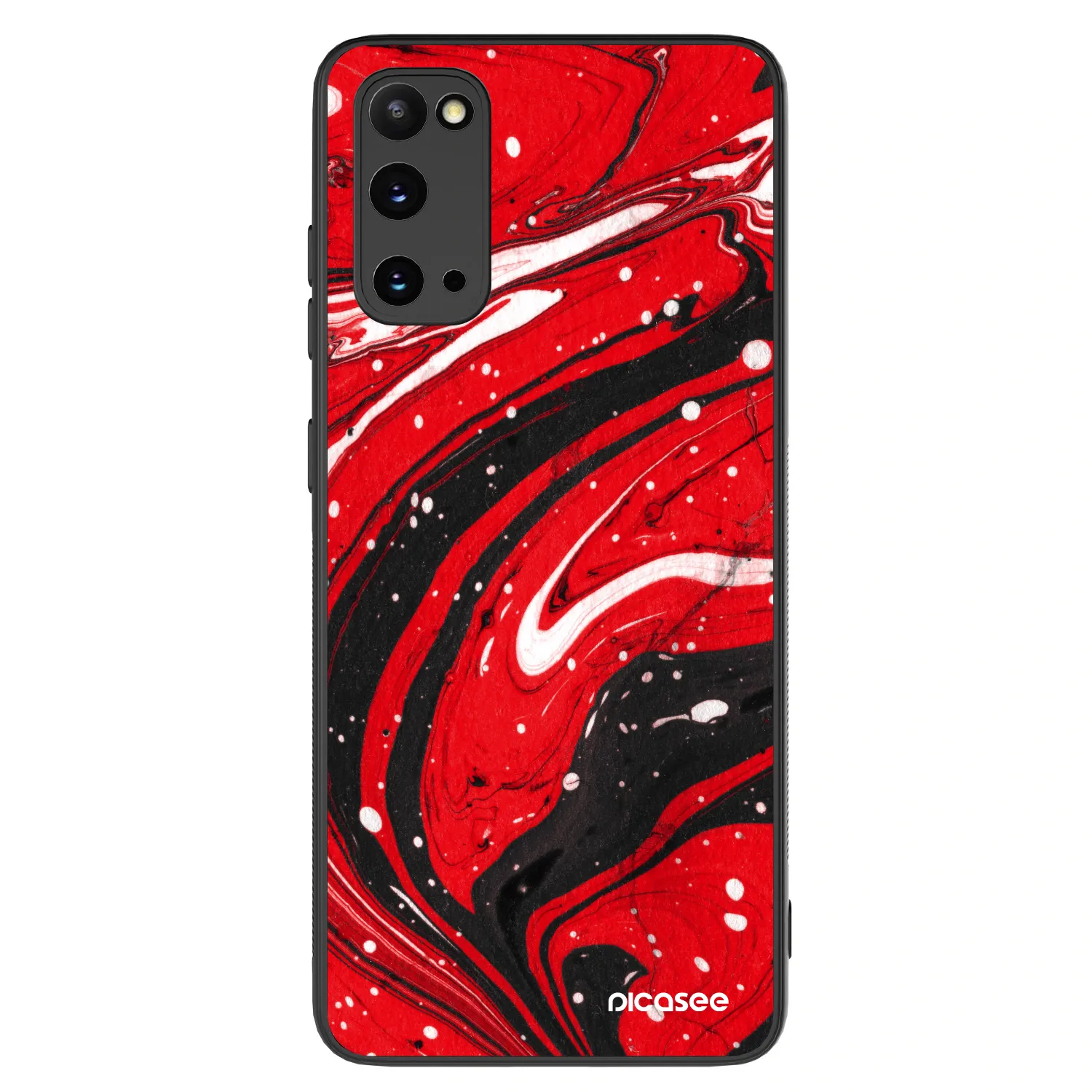 Picasee ULTIMATE CASE Samsung Galaxy S20 G980F - készülékre - Red black