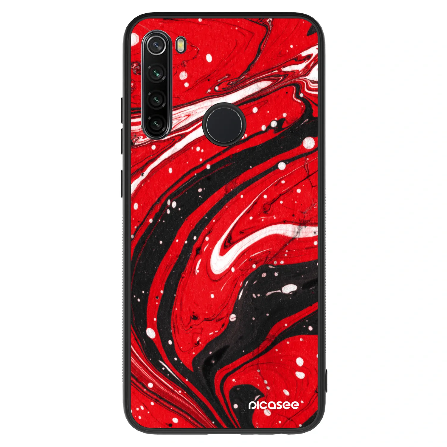 Picasee ULTIMATE CASE Xiaomi Redmi Note 8 - készülékre - Red black