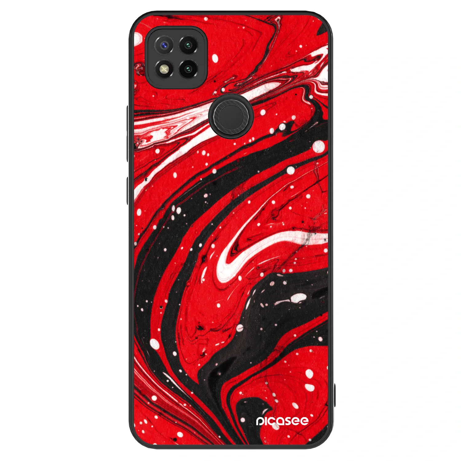 Picasee ULTIMATE CASE Xiaomi Redmi 9C - készülékre - Red black
