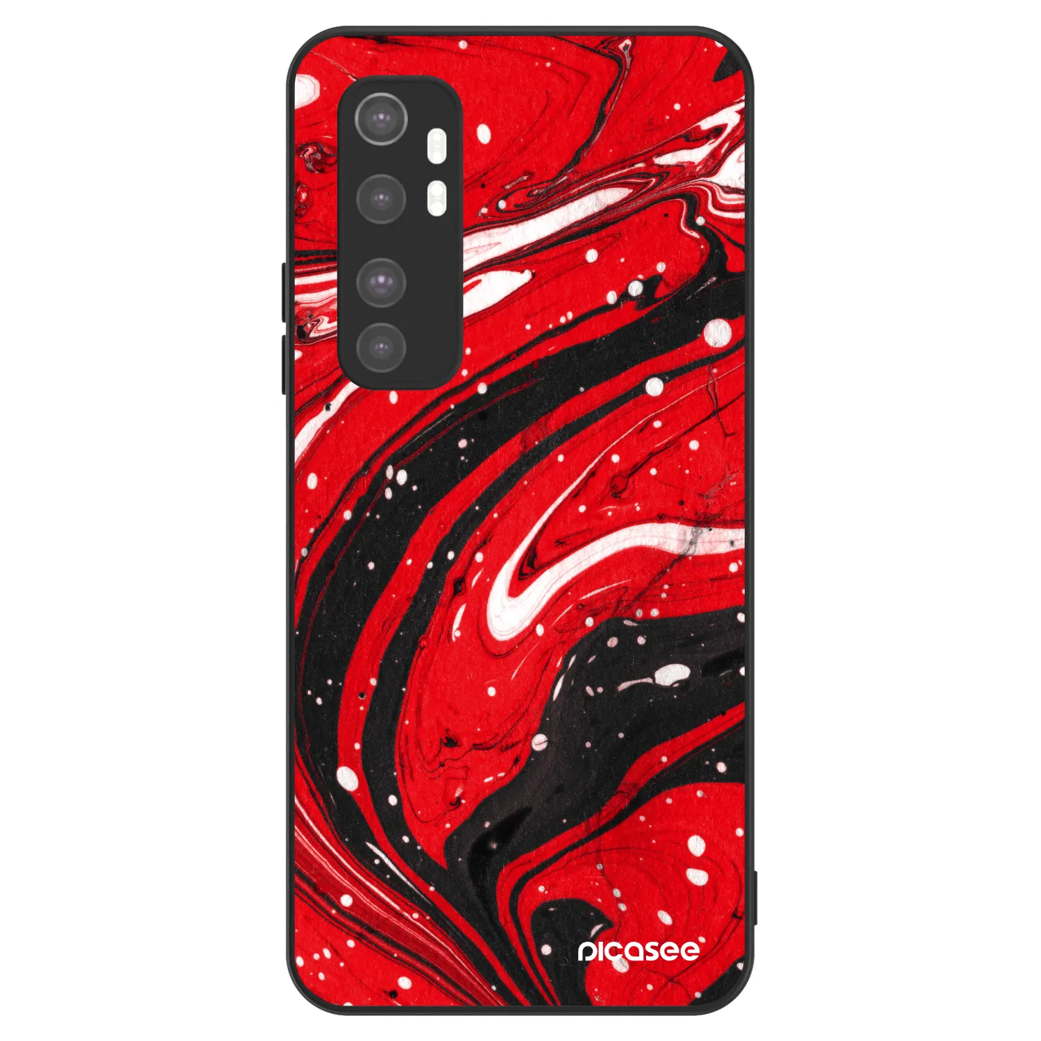 Picasee ULTIMATE CASE Xiaomi Mi Note 10 Lite - készülékre - Red black