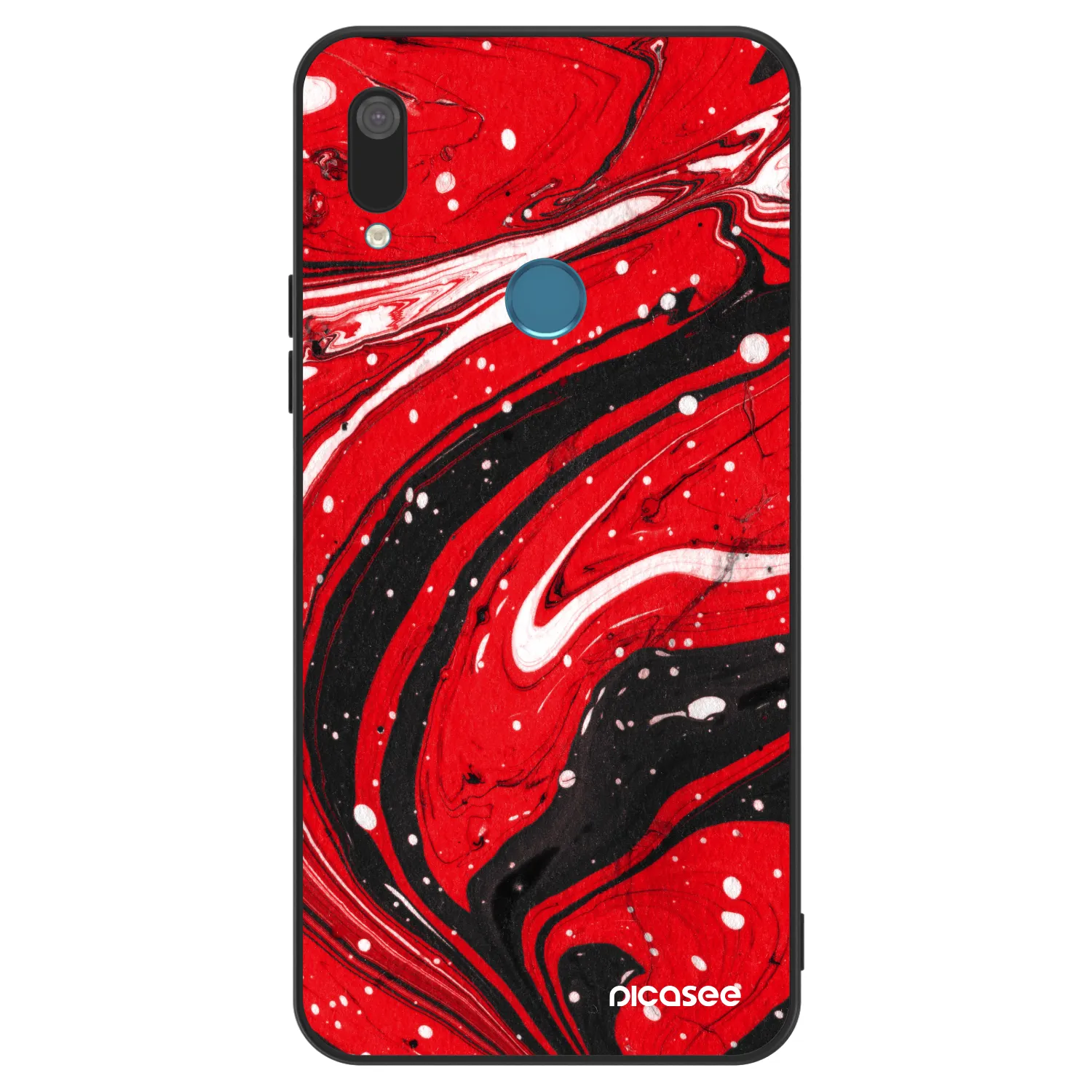 Picasee ULTIMATE CASE Huawei Y7 2019 - készülékre - Red black