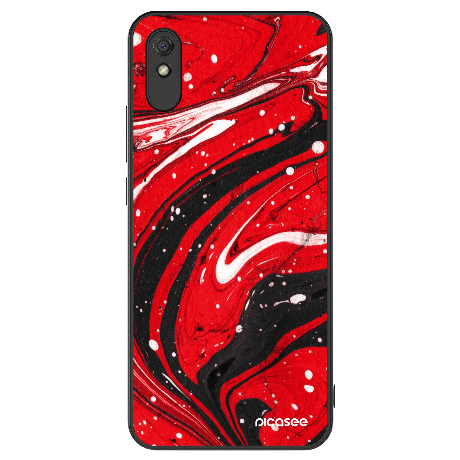 Picasee ULTIMATE CASE Xiaomi Redmi 9A - készülékre - Red black