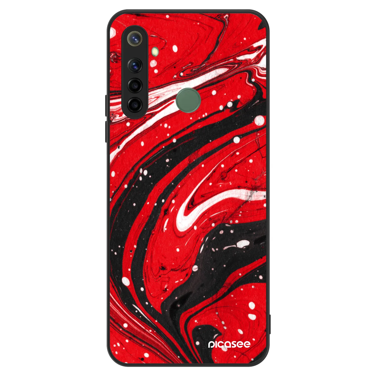 Picasee ULTIMATE CASE Realme 6i - készülékre - Red black