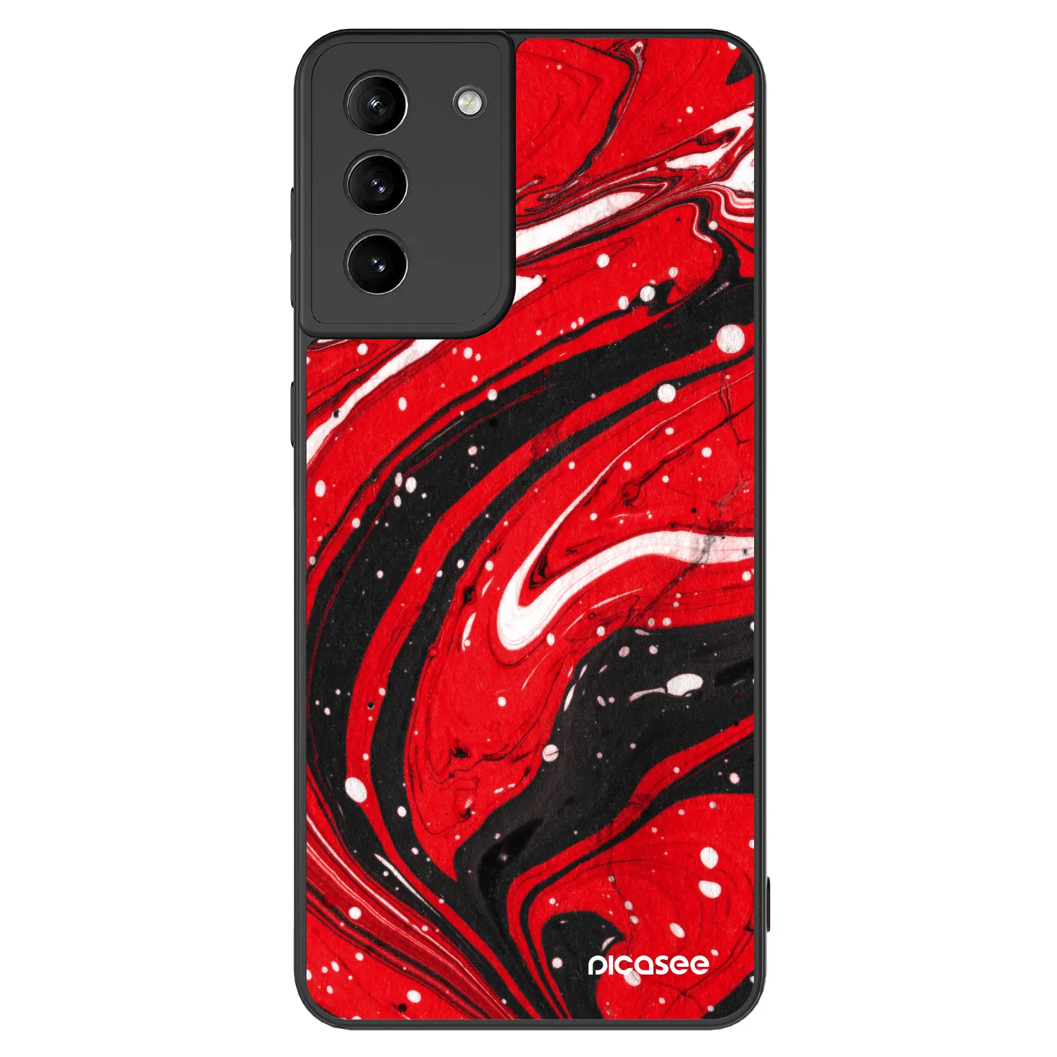 Picasee ULTIMATE CASE Samsung Galaxy S21+ 5G G996F - készülékre - Red black