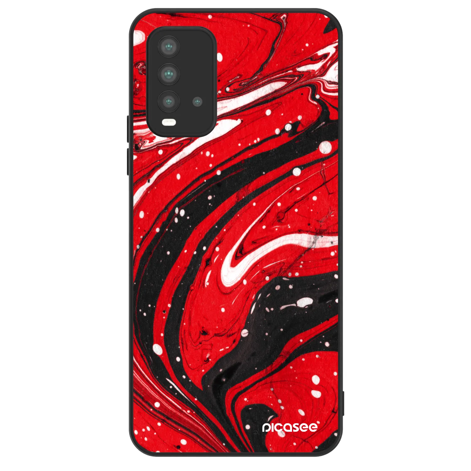 Picasee ULTIMATE CASE Xiaomi Redmi 9T - készülékre - Red black