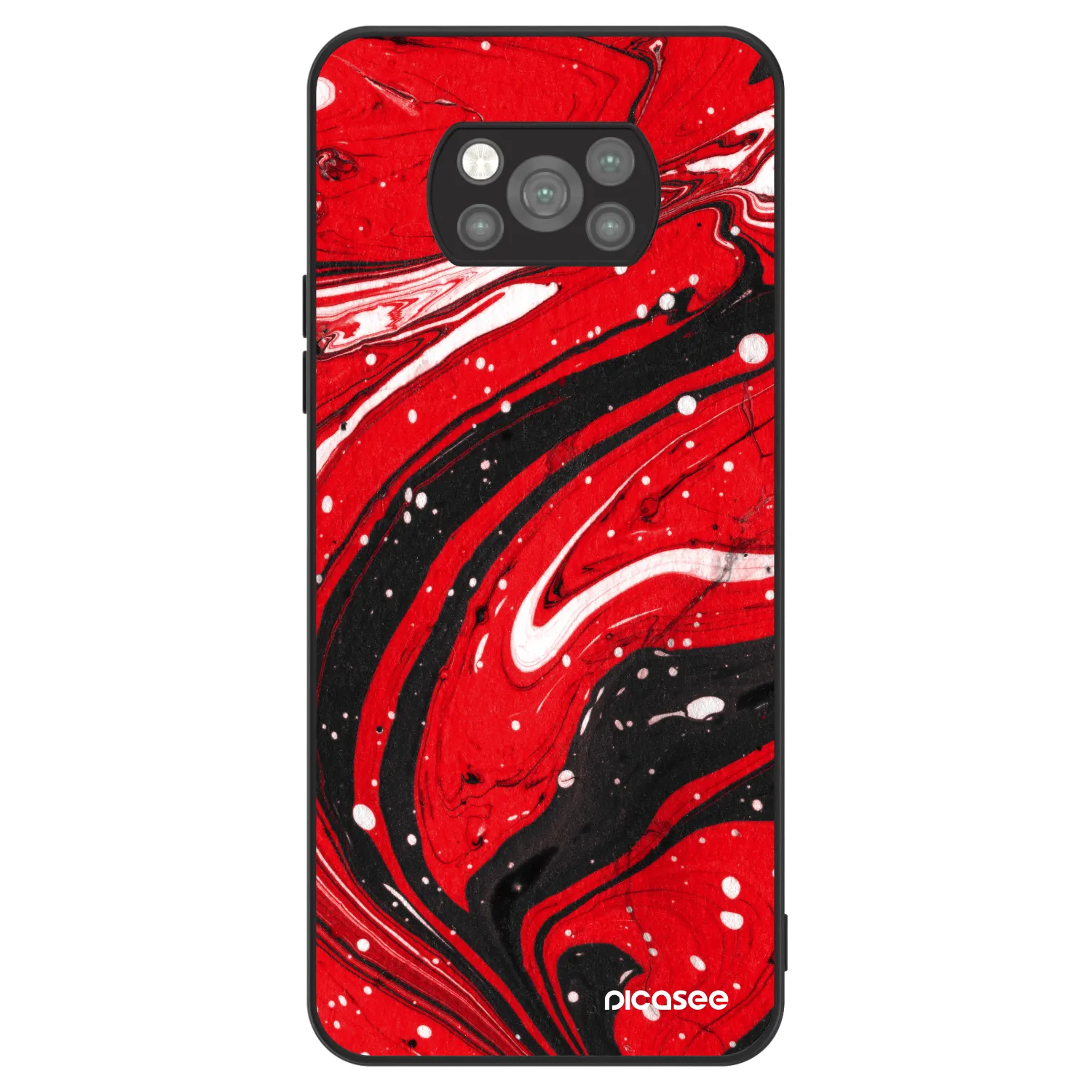 Picasee ULTIMATE CASE Xiaomi Poco X3 Pro - készülékre - Red black