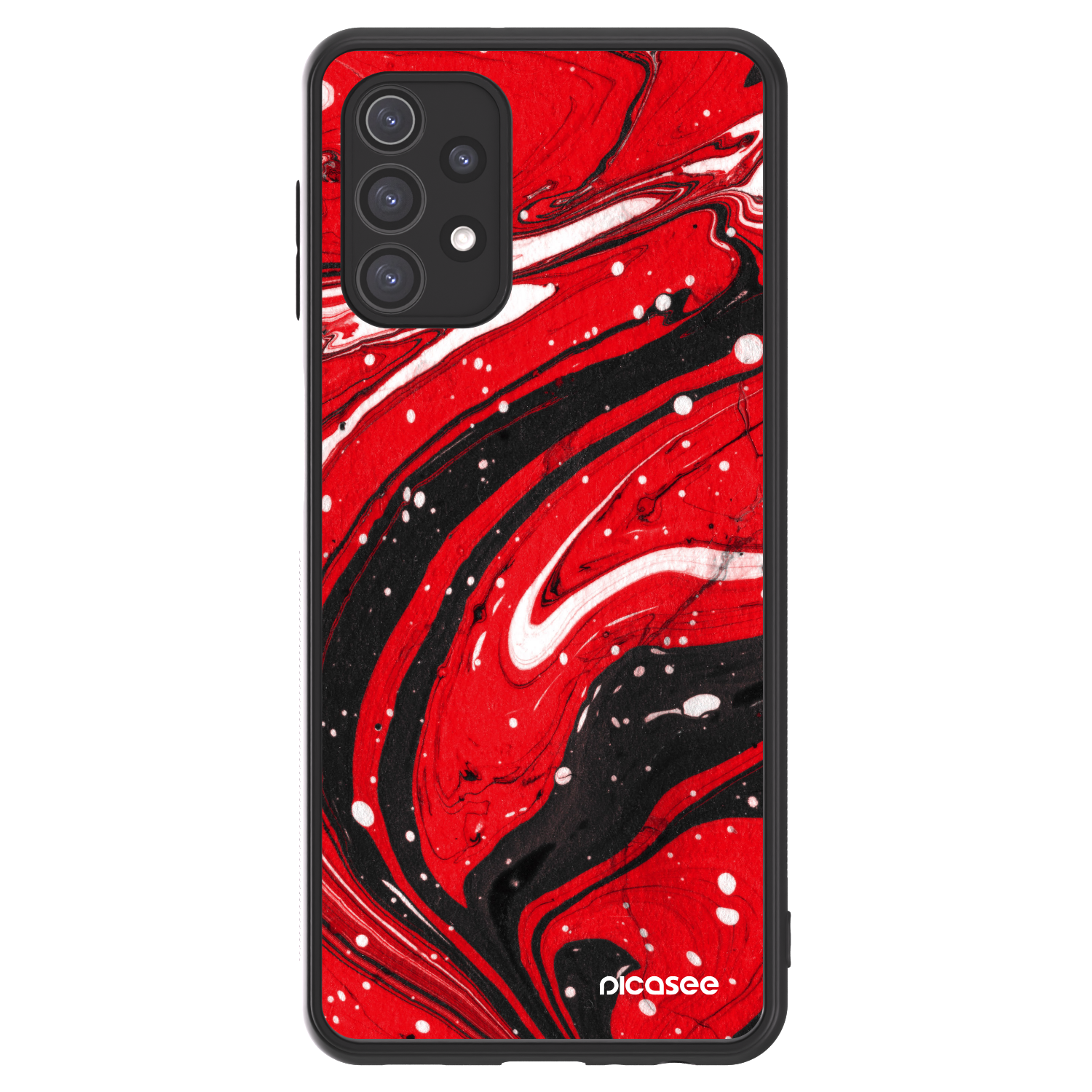 Picasee ULTIMATE CASE Samsung Galaxy A32 5G A326B - készülékre - Red black