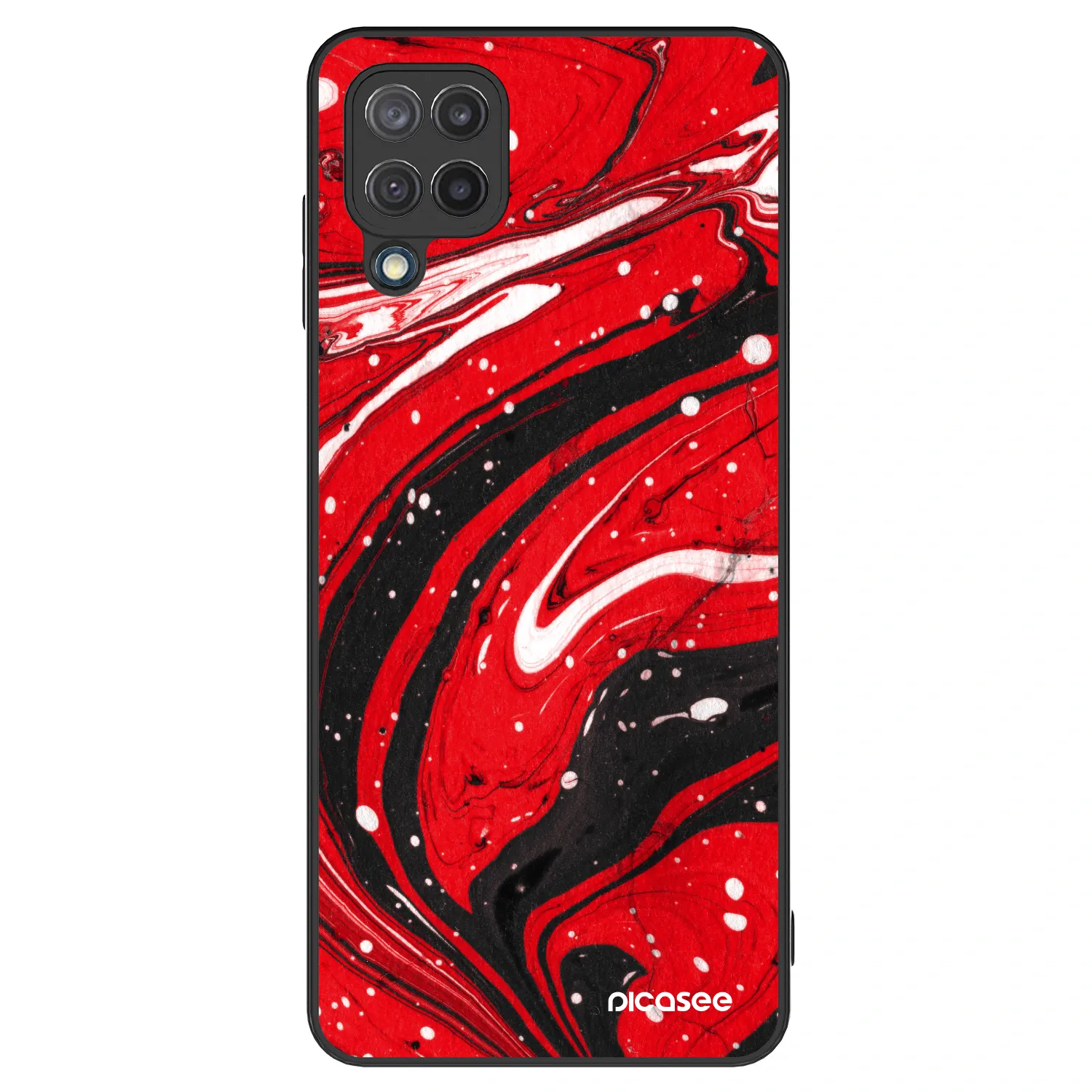 Picasee ULTIMATE CASE Samsung Galaxy M12 M127F - készülékre - Red black
