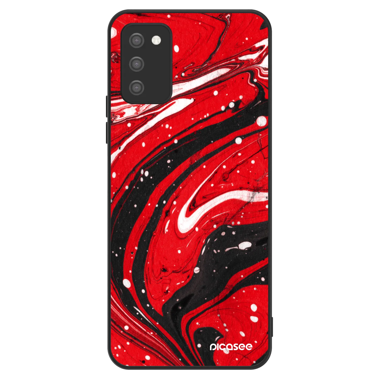 Picasee ULTIMATE CASE Samsung Galaxy A02s A025G - készülékre - Red black