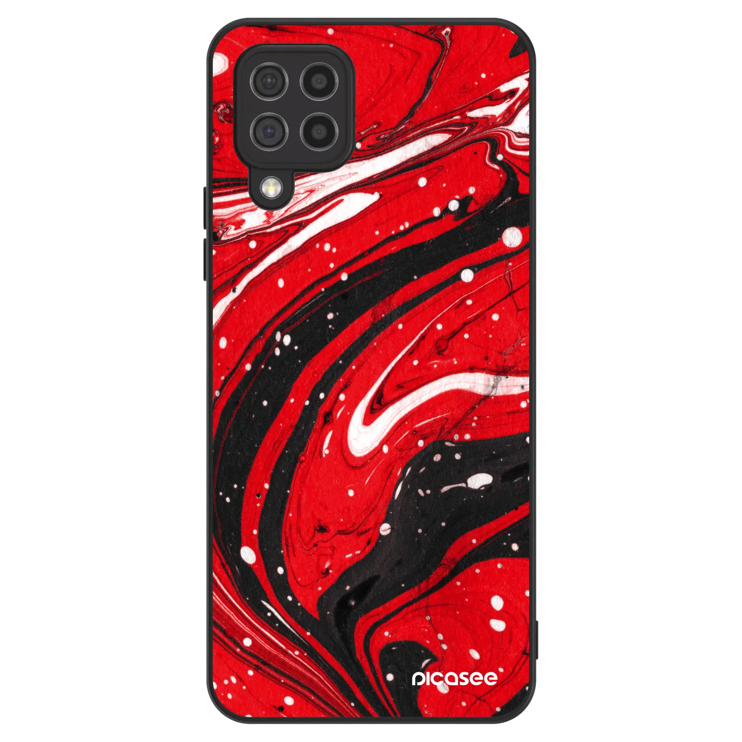 Picasee ULTIMATE CASE Samsung Galaxy A22 A225F 4G - készülékre - Red black