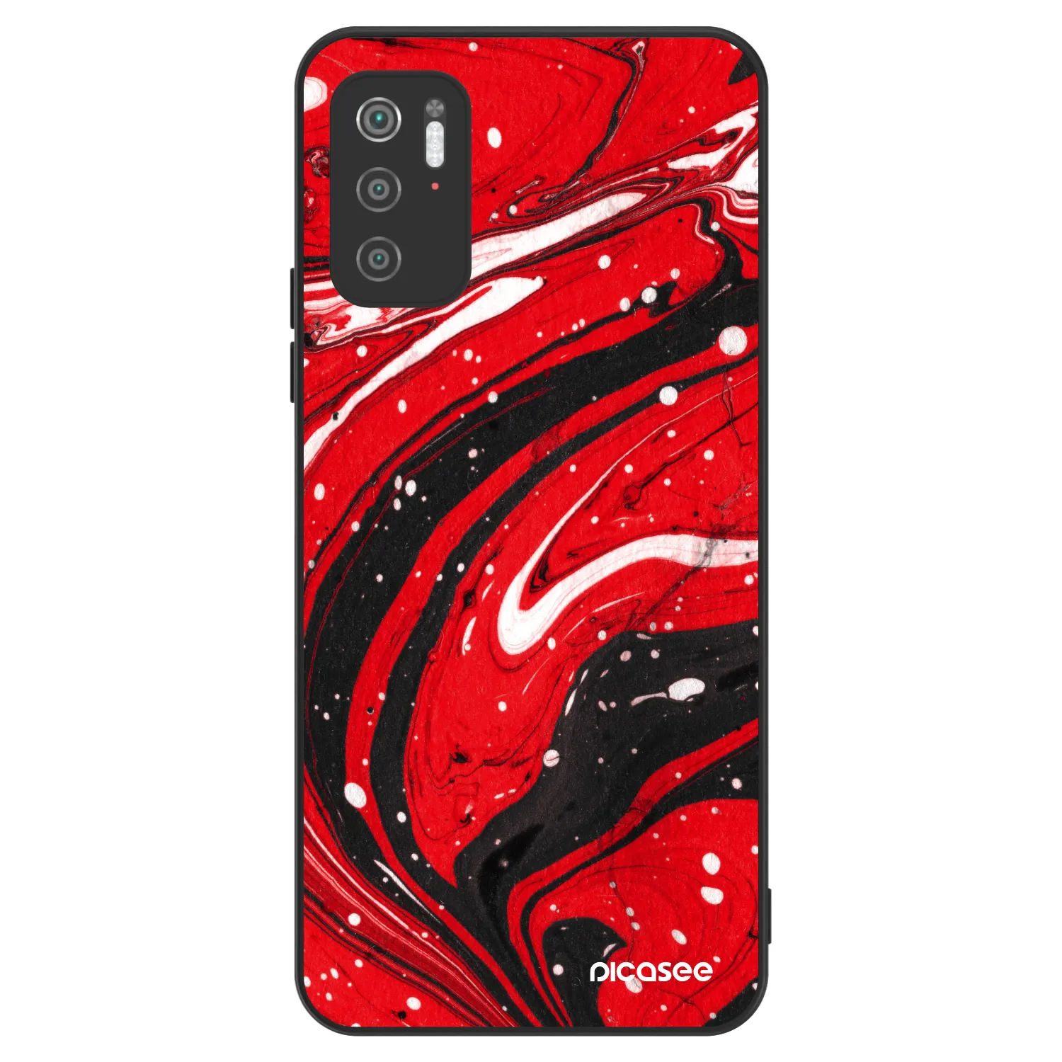 Picasee ULTIMATE CASE Xiaomi Poco M3 Pro 5G - készülékre - Red black
