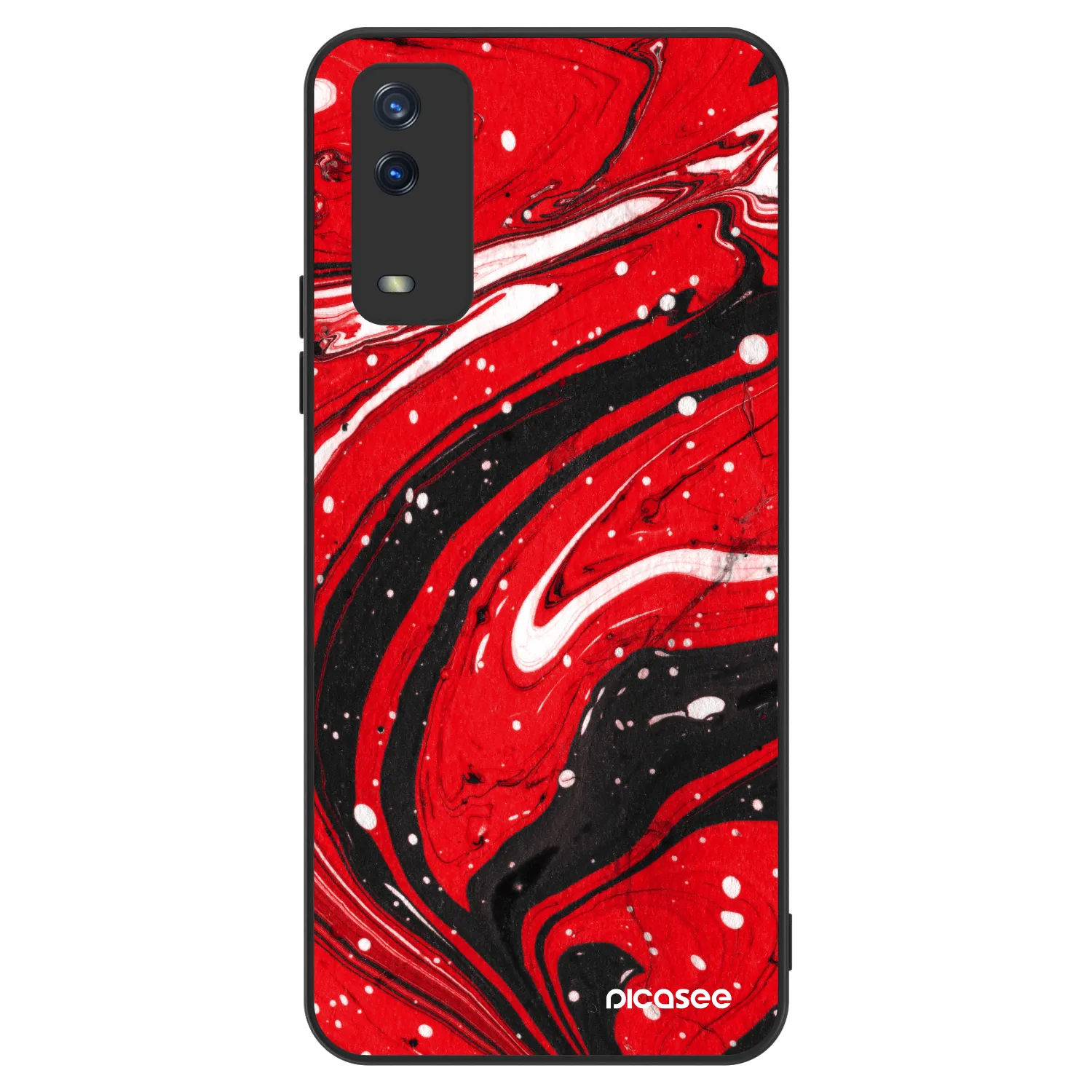 Picasee ULTIMATE CASE Vivo Y11s - készülékre - Red black