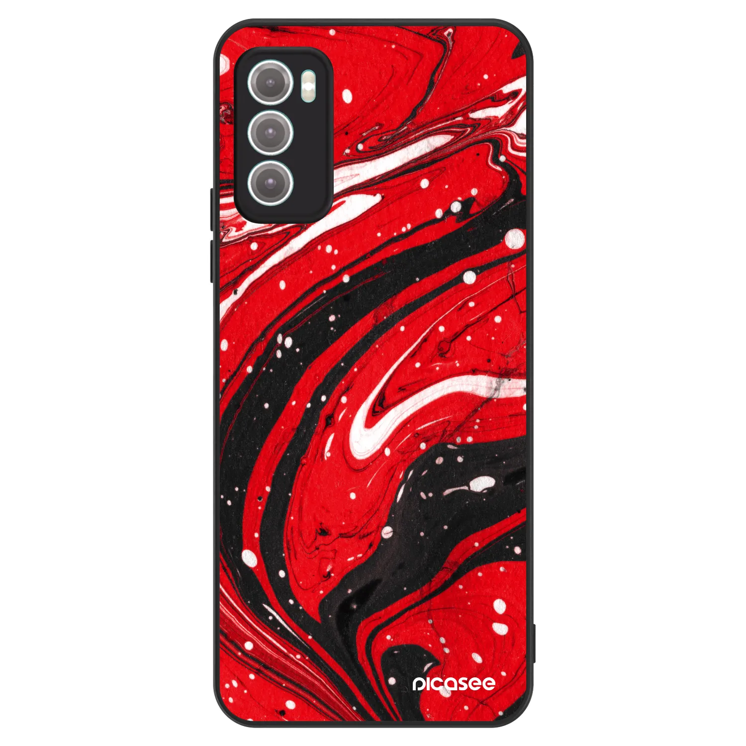 Picasee ULTIMATE CASE Motorola Moto G60 - készülékre - Red black