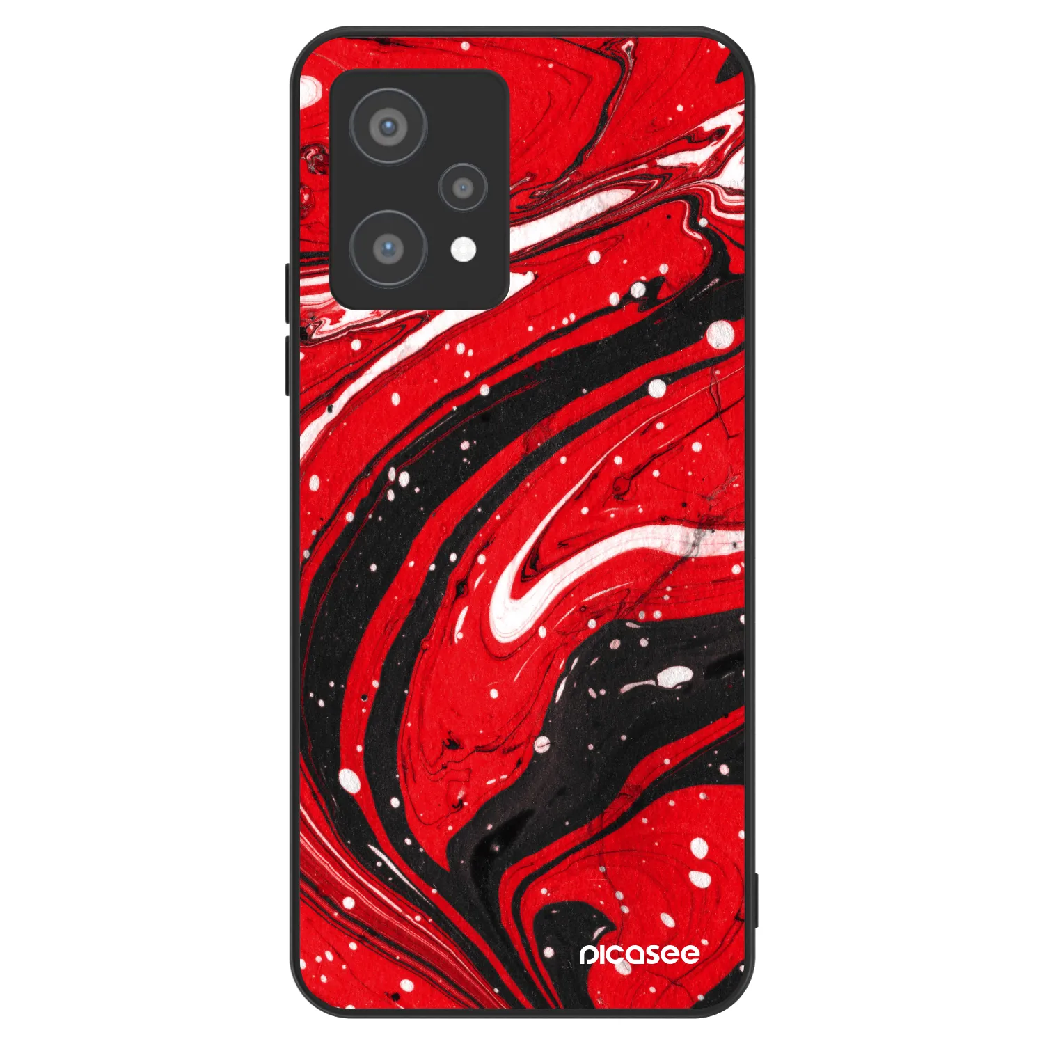 Picasee ULTIMATE CASE Realme 9 Pro 5G - készülékre - Red black