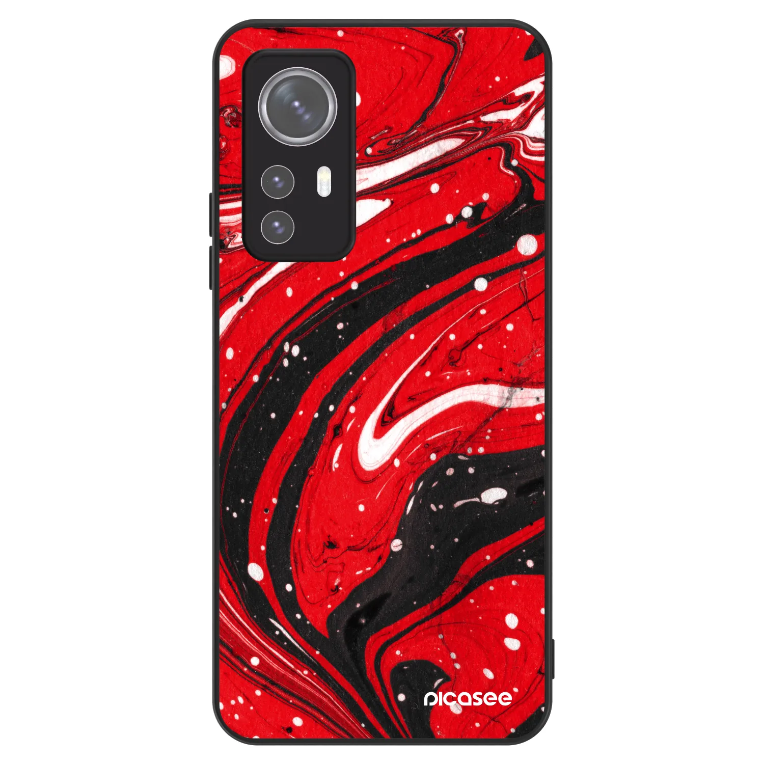 Picasee ULTIMATE CASE Xiaomi 12 - készülékre - Red black