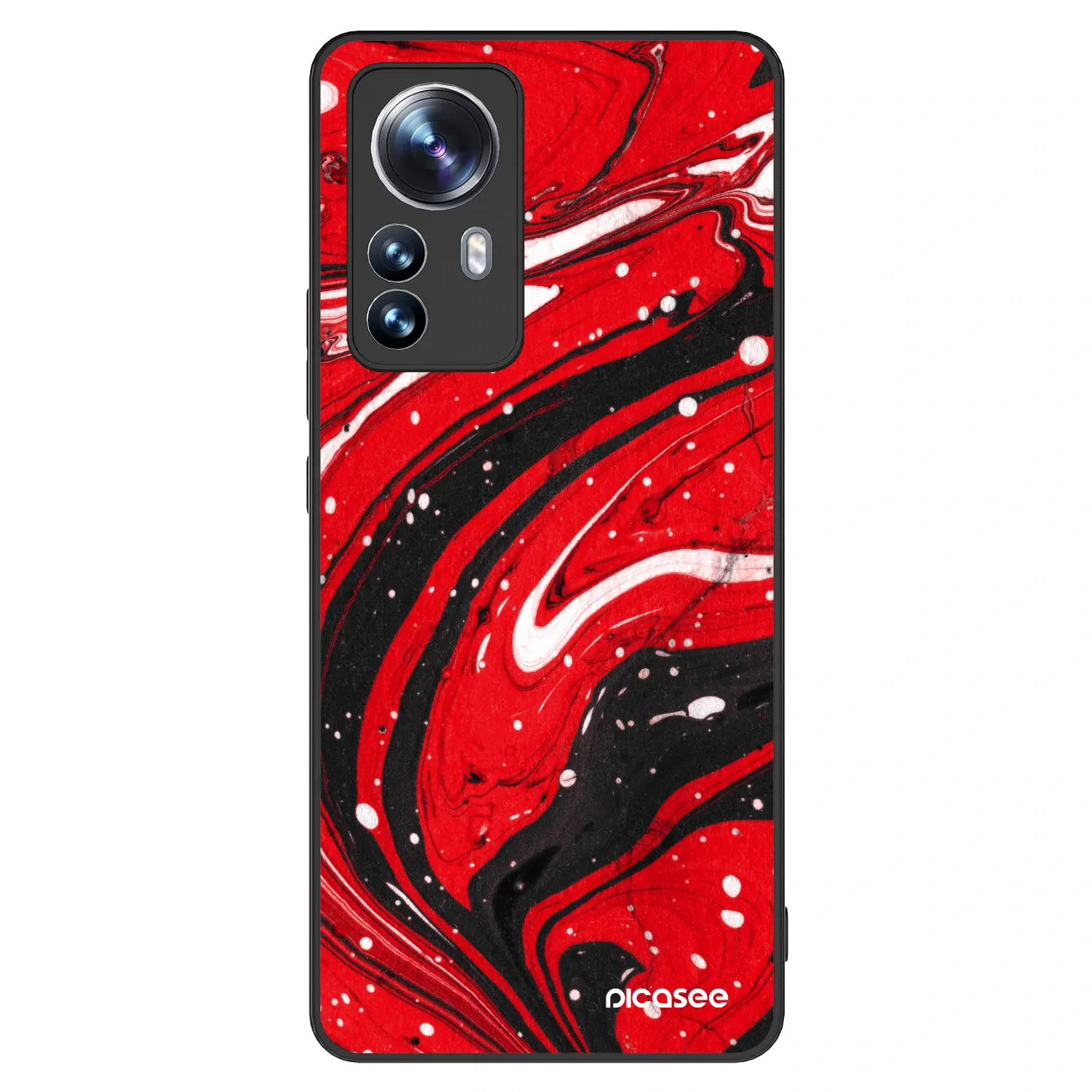 Picasee ULTIMATE CASE Xiaomi 12 Pro - készülékre - Red black