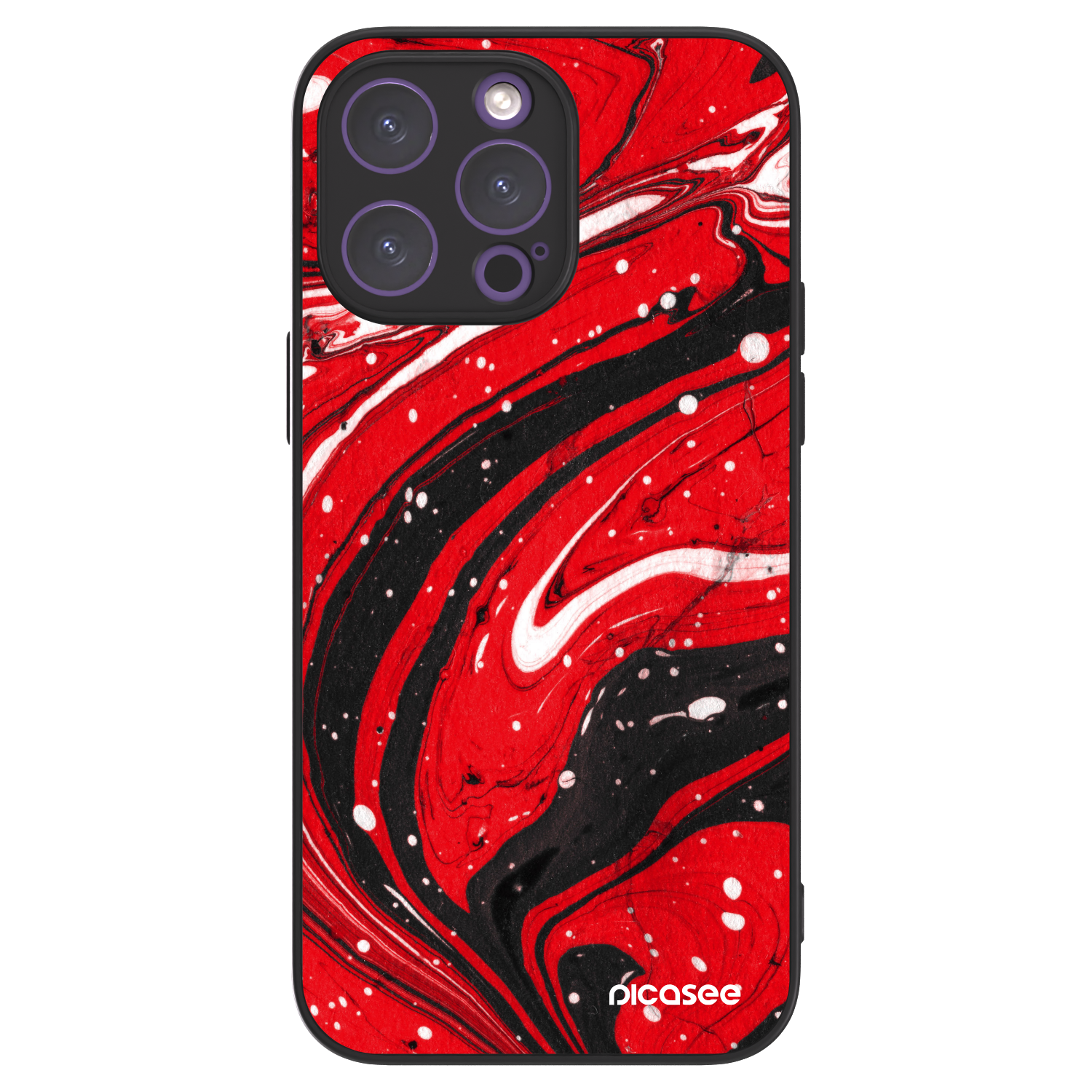 Picasee ULTIMATE CASE Apple iPhone 14 Pro Max - készülékre - Red black